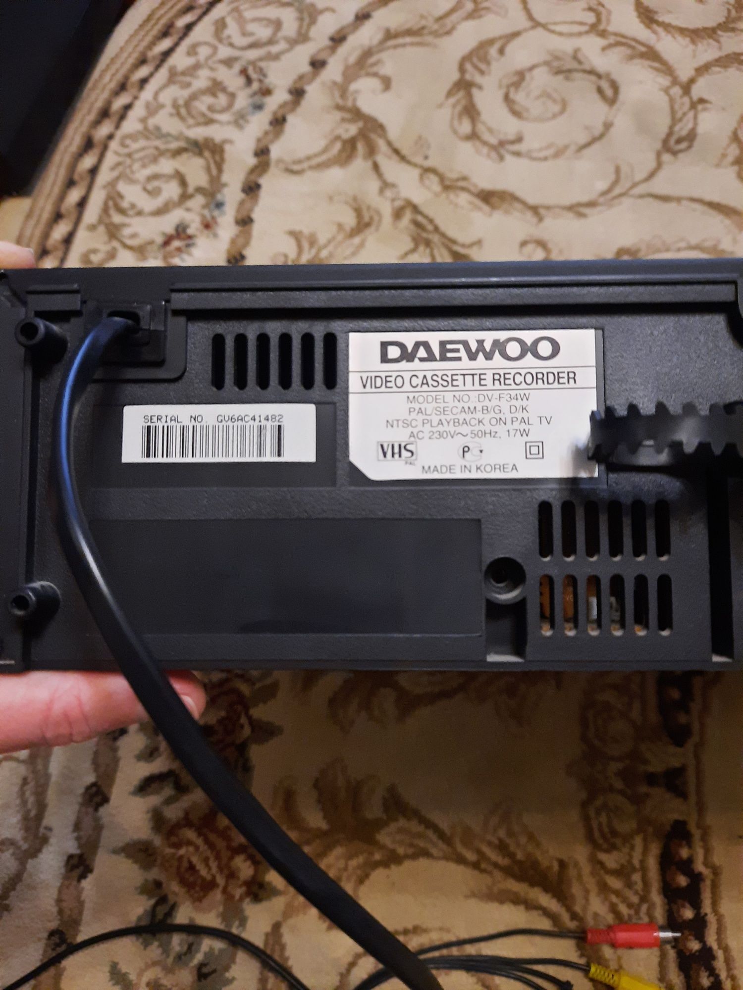 Видеомагнитофон Daewoo DV-F34W