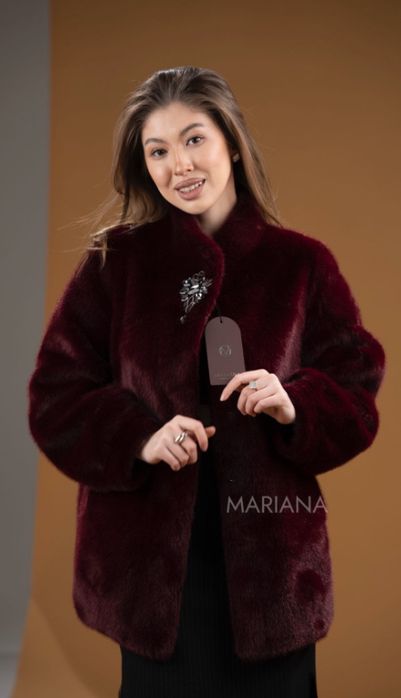 Женская зимняя эко шуба