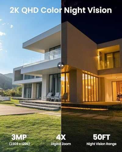 Нова Соларна Камера 2K с Нощно Виждане и Дистанционно Управление