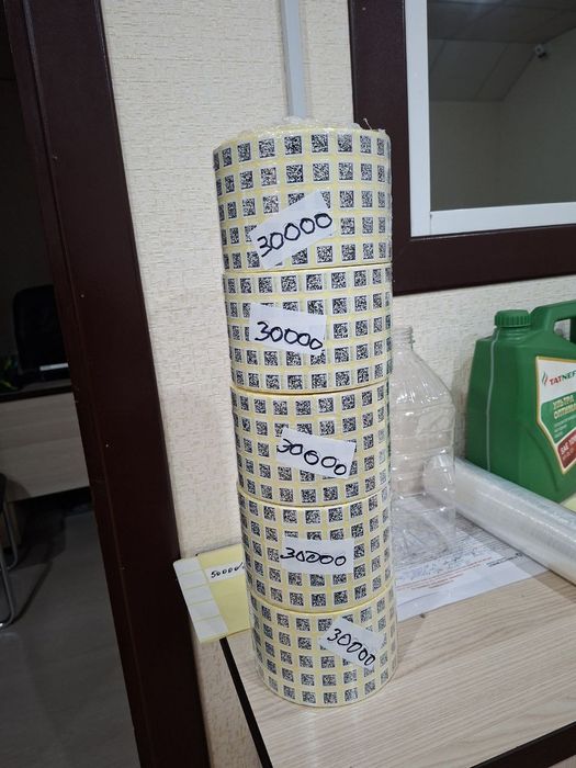 Печать этикетки дата матрикс, Маркировка , Самоклейка,Штрих код, 24/7