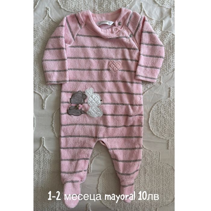 Бебешки дрехи за момиче 0-3 месеца (mayoral, icberg , rainy)