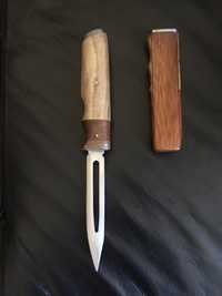 Нож от стомана 65 Г Ръчно изработен