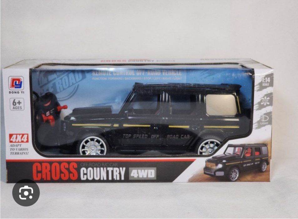 Машина на радиоуправлении спортивная — красная модель