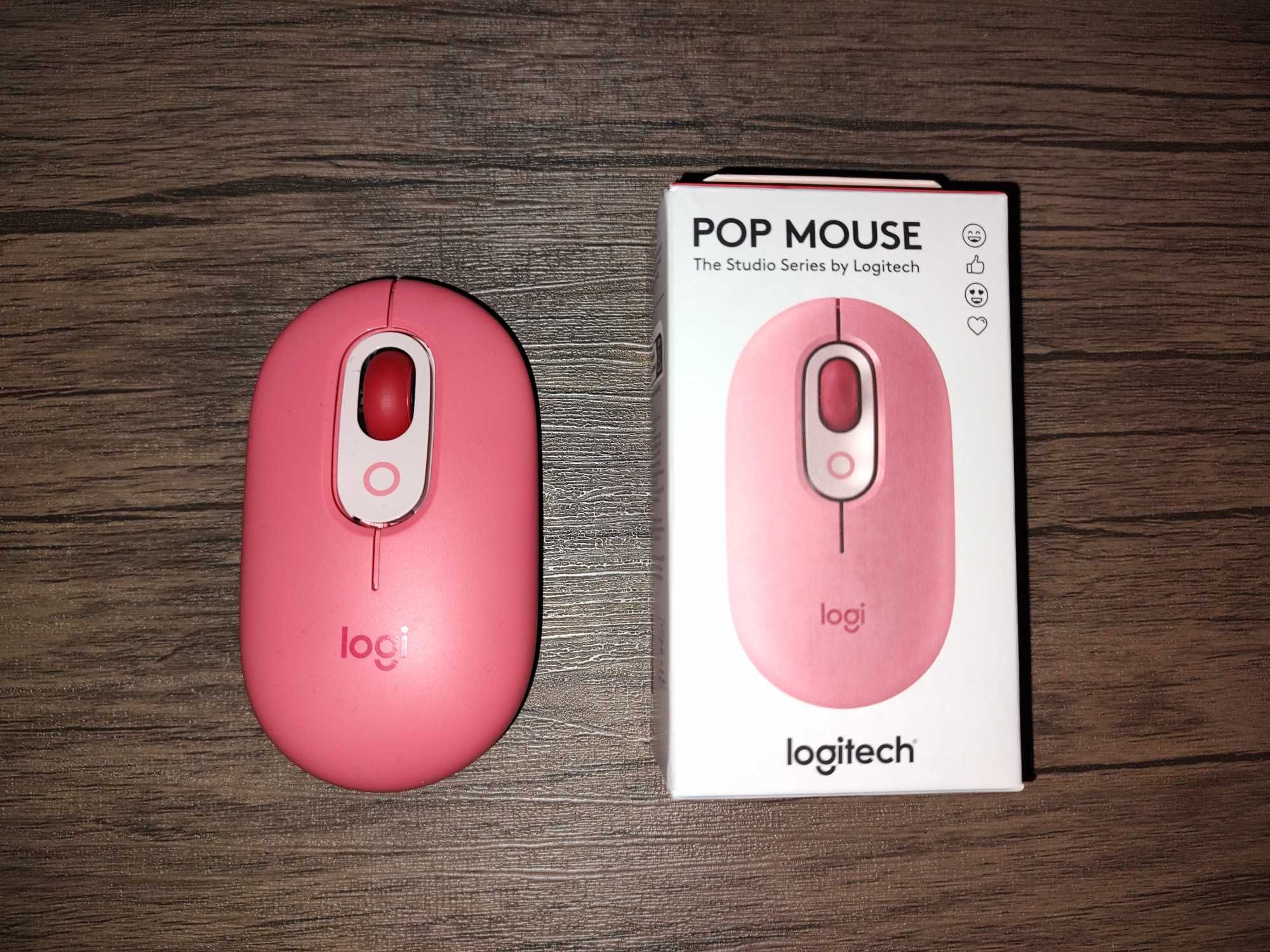 Mouse Logitech Pop Emoji, Roz