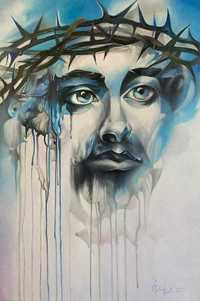 Картина с масло  "Исус"