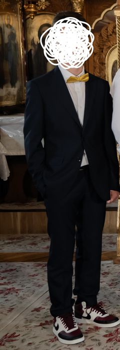 Costum Louis Purple mărimea 44 (aprox 170 cm, 60 kg)