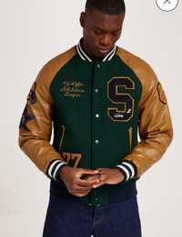 Superdry College Varsity Patched Bomber Jacket marimea M noua