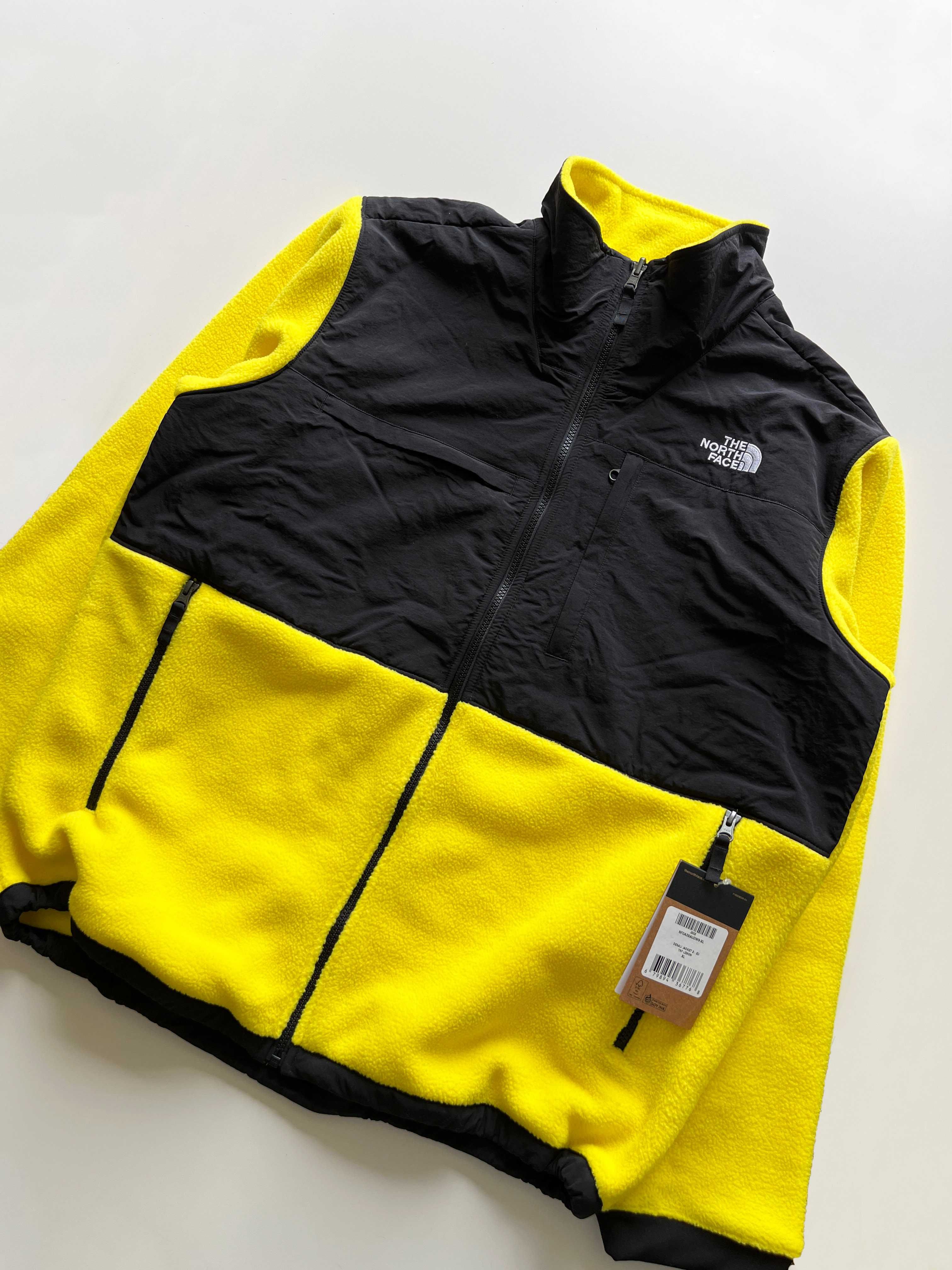 Mъжко поларено яке The North Face Denali цвят Lemon Yellow размер XL