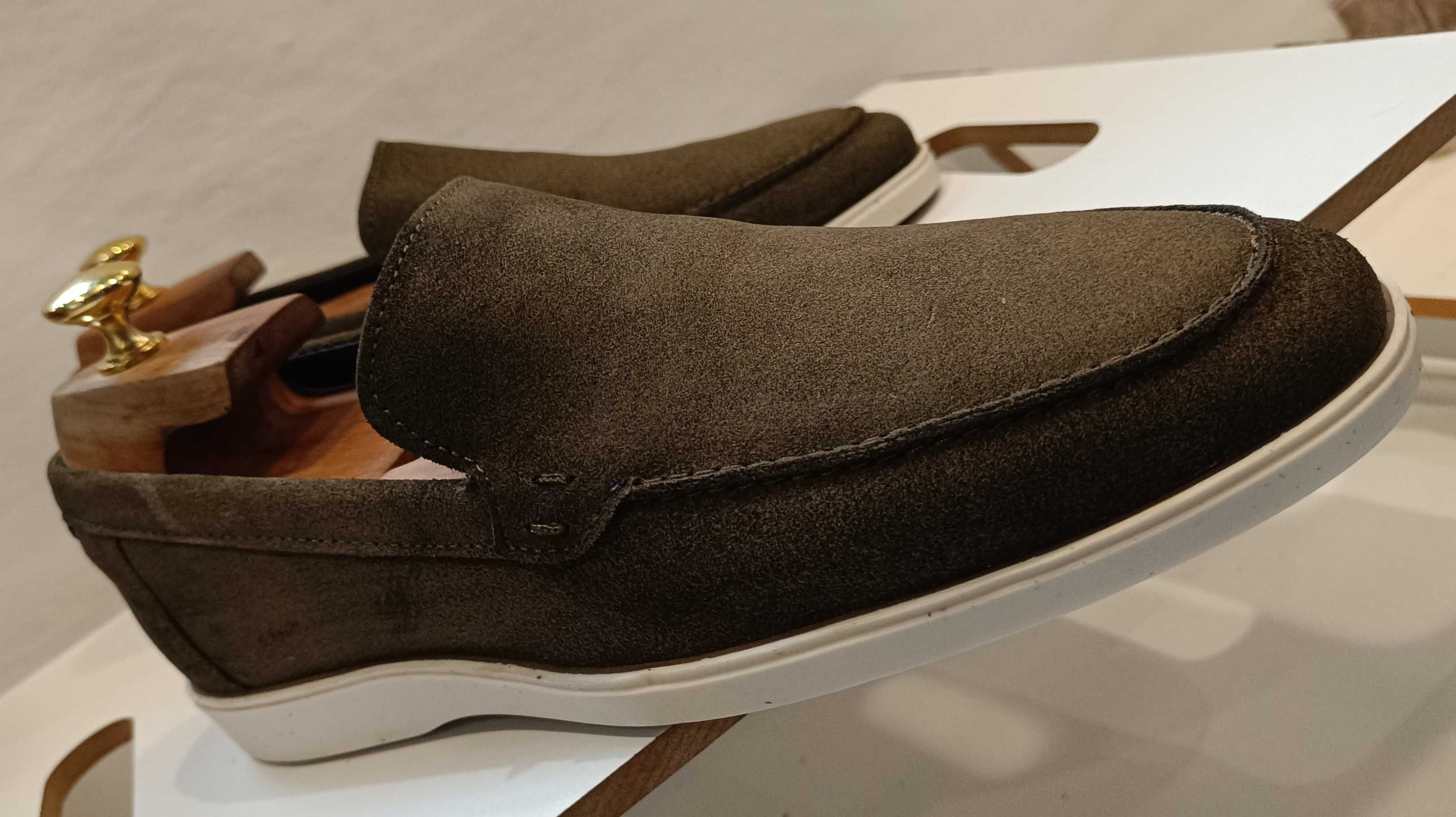 Pantofi mocasini casual 40.5 41 Jensen NOI piele naturala moale