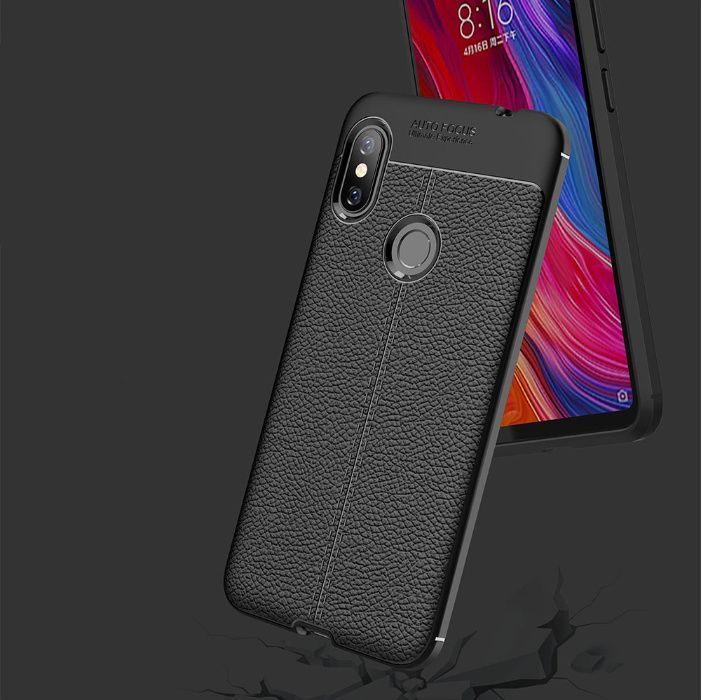 Husa Antisoc model PIELE pt Xiaomi Redmi Note 6 Pro , Redmi 7