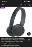 Casti On Ear Sony WH-CH520B, Wireless, Bluetooth, Microfon, Multipoint