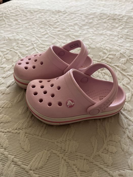 Crocs детские розовые