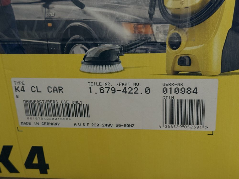 Водоструйка Karcher K4 Classic Car в гаранция 05-2026