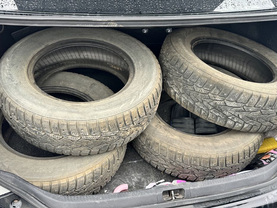 Зимний шины R14 на кобальт