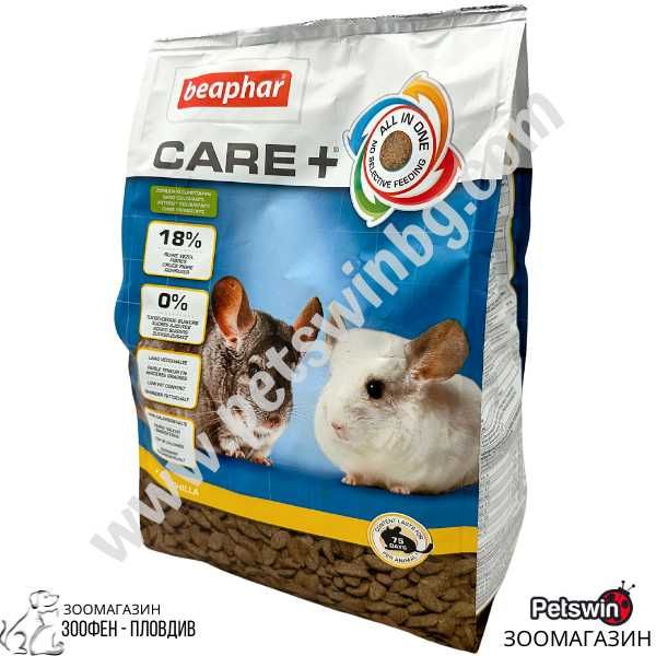 Суперпремиум Храна за Чинчила- 0.250кг/1.5кг- Beaphar Care+ Chinchilla