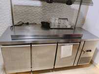 Frigider industrial inox cu blat de lucru/ masă rece