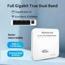 4G+ Unlock Dual Band Cat 6 Wireless Router Wifi CPE Gigabyte 1200Mbps