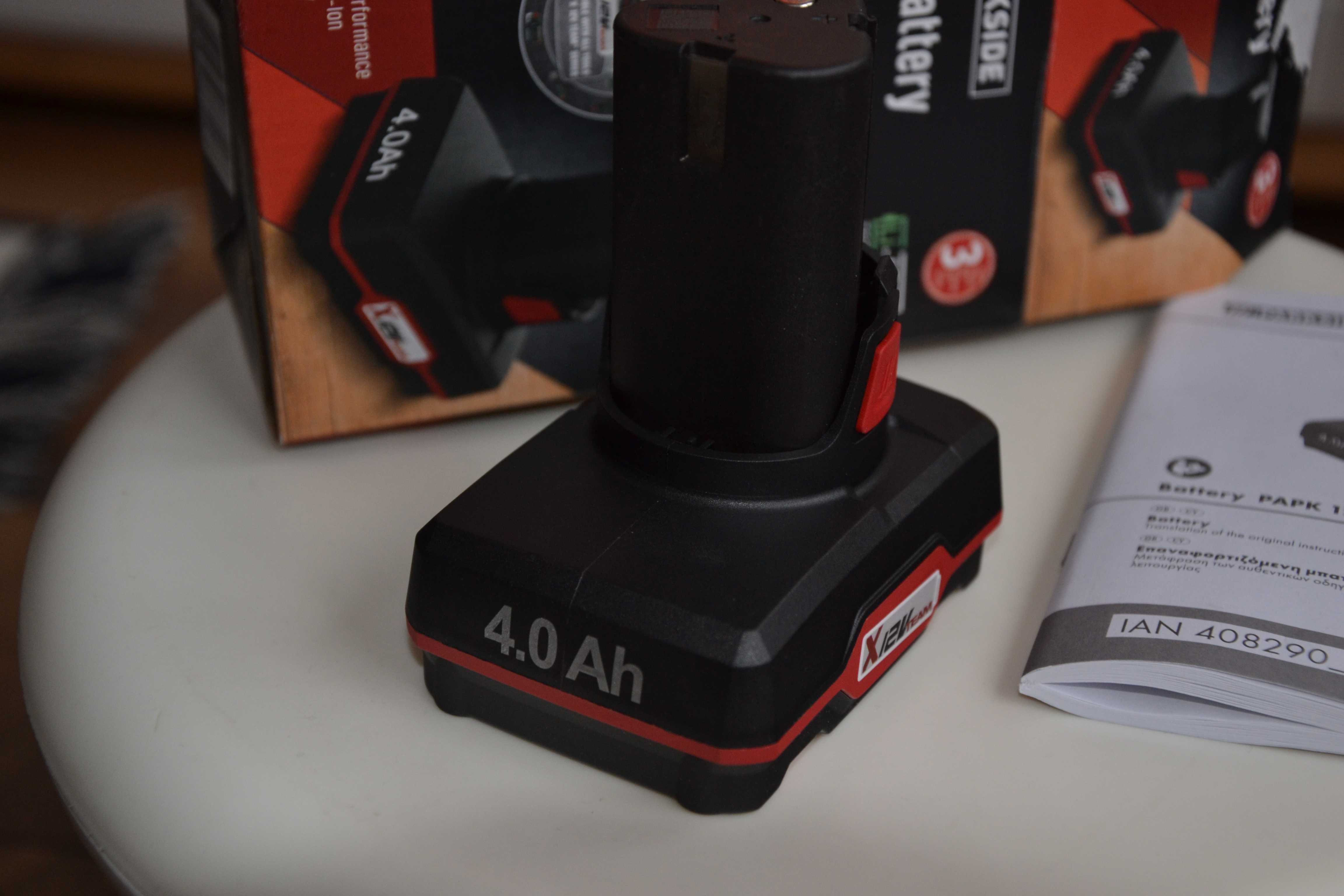 Нова батерия Parkside 12V, 4Ah