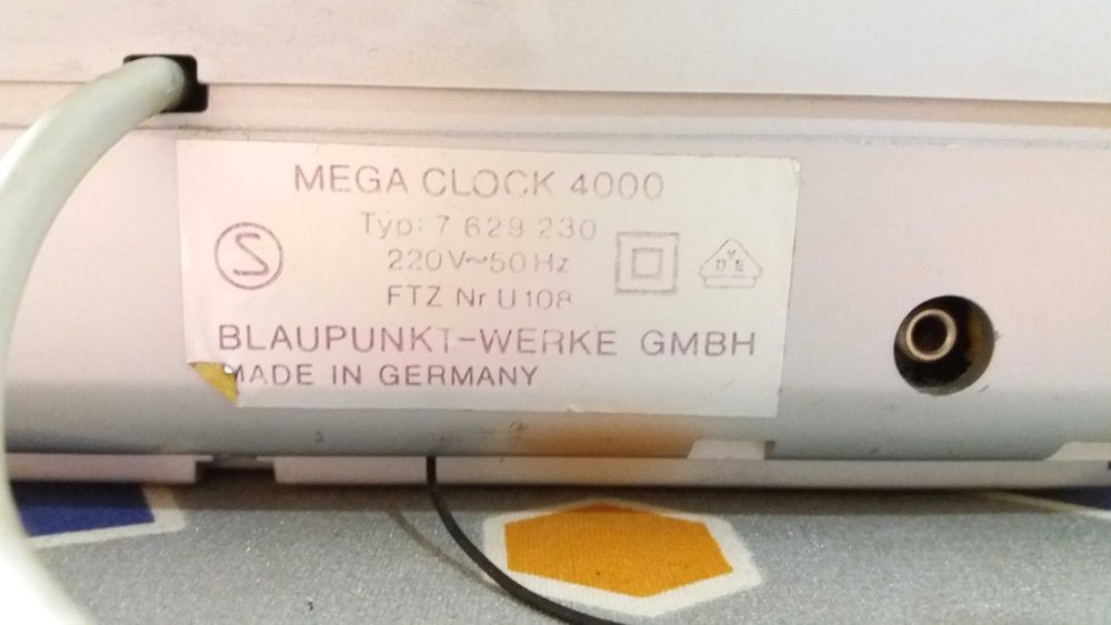 Blaupunkt mega clock 4000