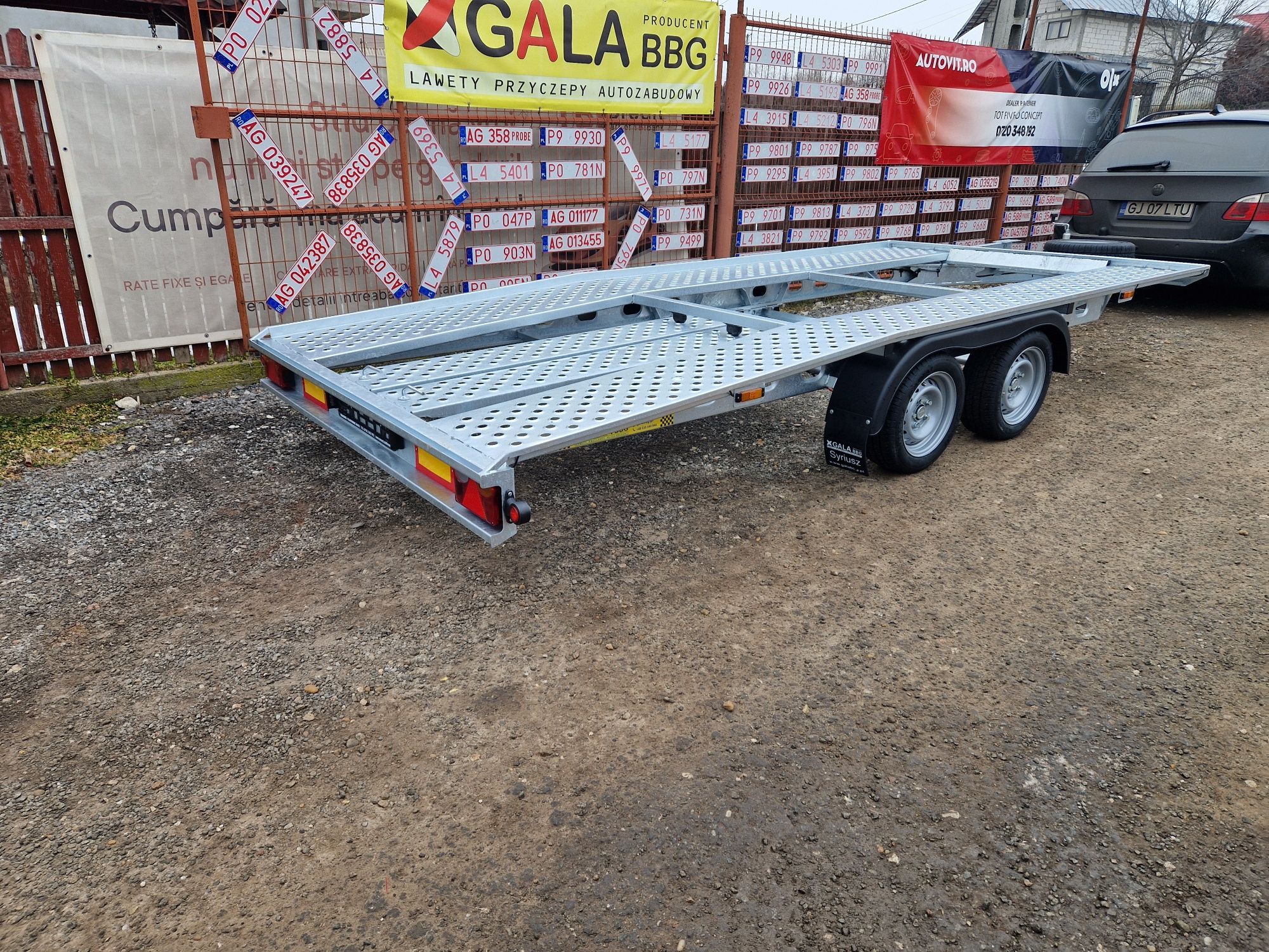 Închiriez platforma auto cat B. 1500 kg| inchriez remorci auto 2000kg