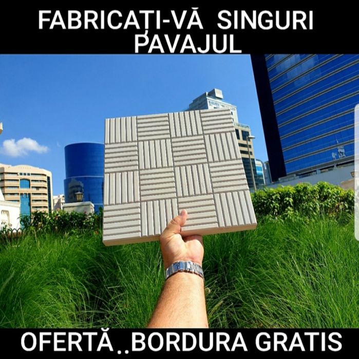 Oferta sezon MATRITE PAVAJ beton forme pavele meserias constructi kit