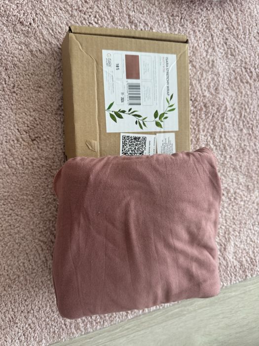 Еластичен слинг шал Isara - Rusty Rose