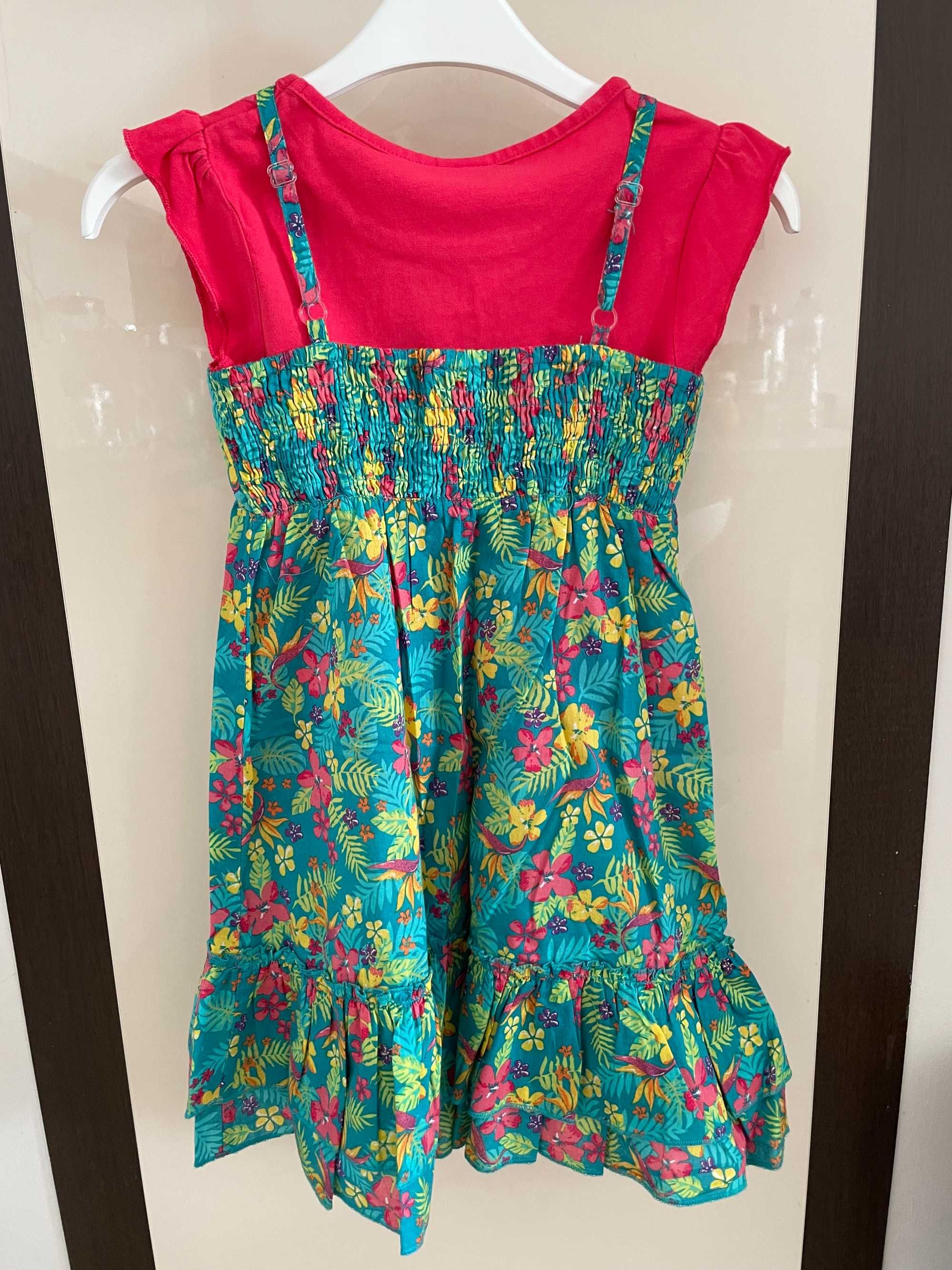 Комплект рокля и блуза за момиче C&A, размер 98 см., 2-3 г.