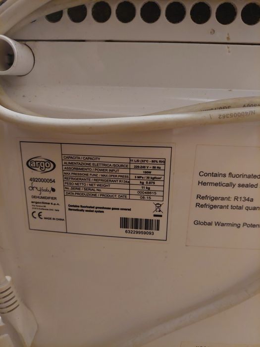 Dezumidificator Argo DryBaby 11