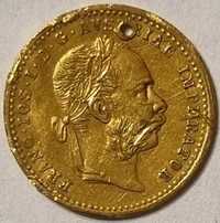 Moneda aur 1 ducat 3,49 grame Franc Ios 1883.