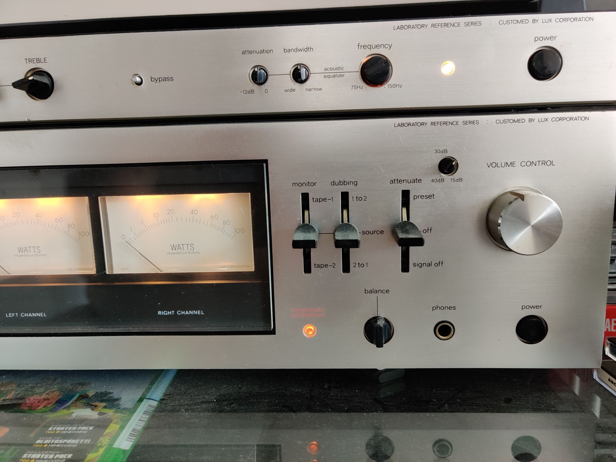 Luxman Laboratory 5F70 și 5L15 preaplificator și final