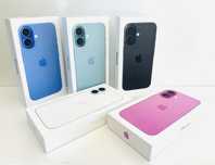 НОВ! iPhone 16 128GB Black / Ultramarine / Pink 24 месеца ГАРАНЦИЯ!