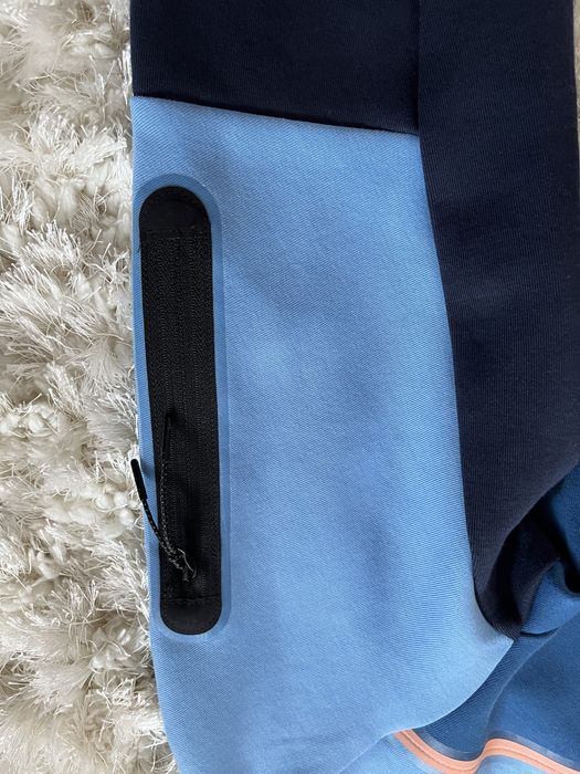 Nike Tech Fleece Blue Navy Orange S (nou/factura)