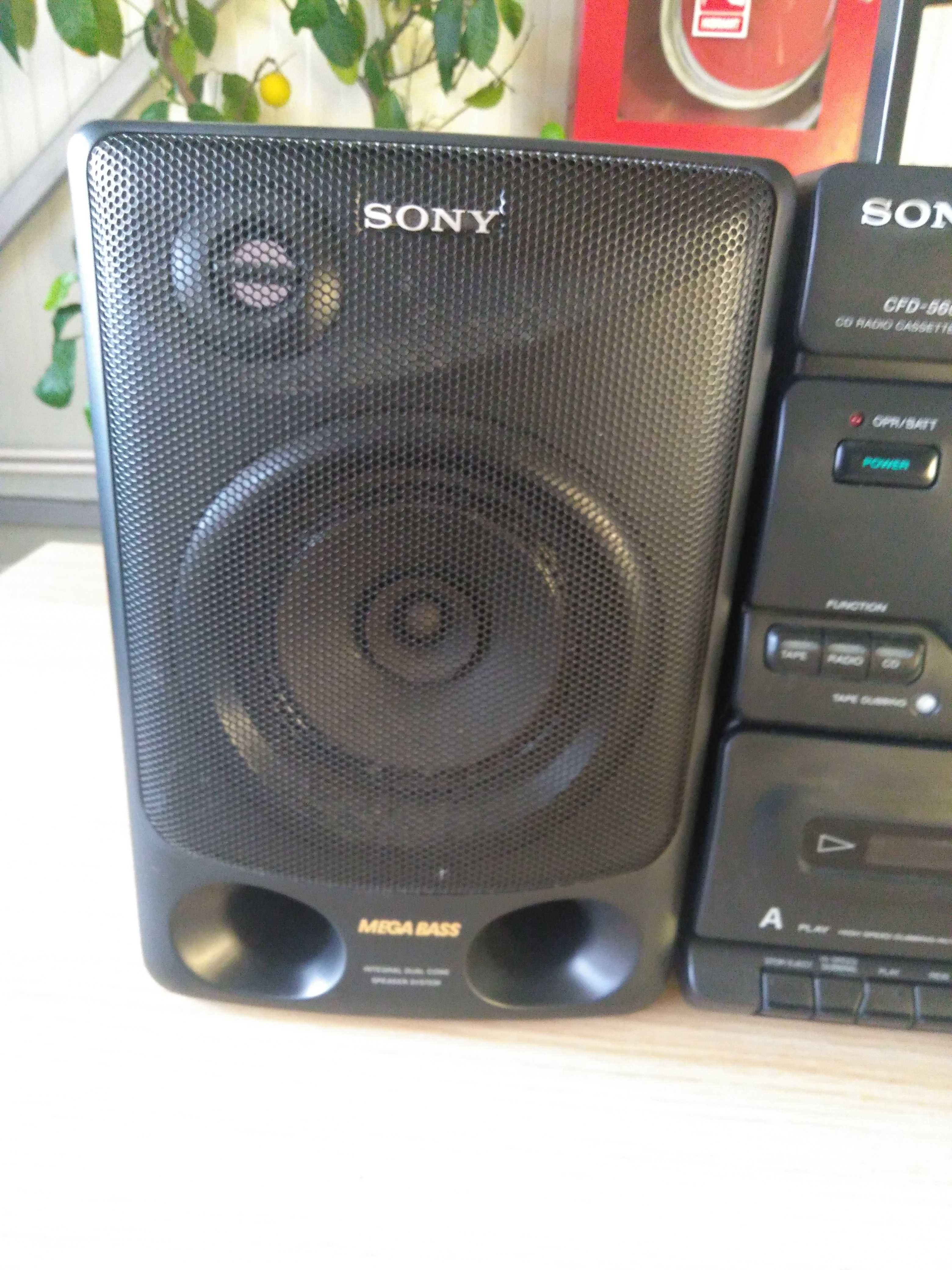 SONY CFD-560L, radiocasetofon, CD, boombox