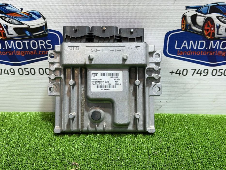 CALCULATOR MOTOR ECU PEUGEOT RCZ GT HDI 2.0 DIESEL 2011 COD OEM 9667082380 / 9666912580 / COUPE 2009-2015