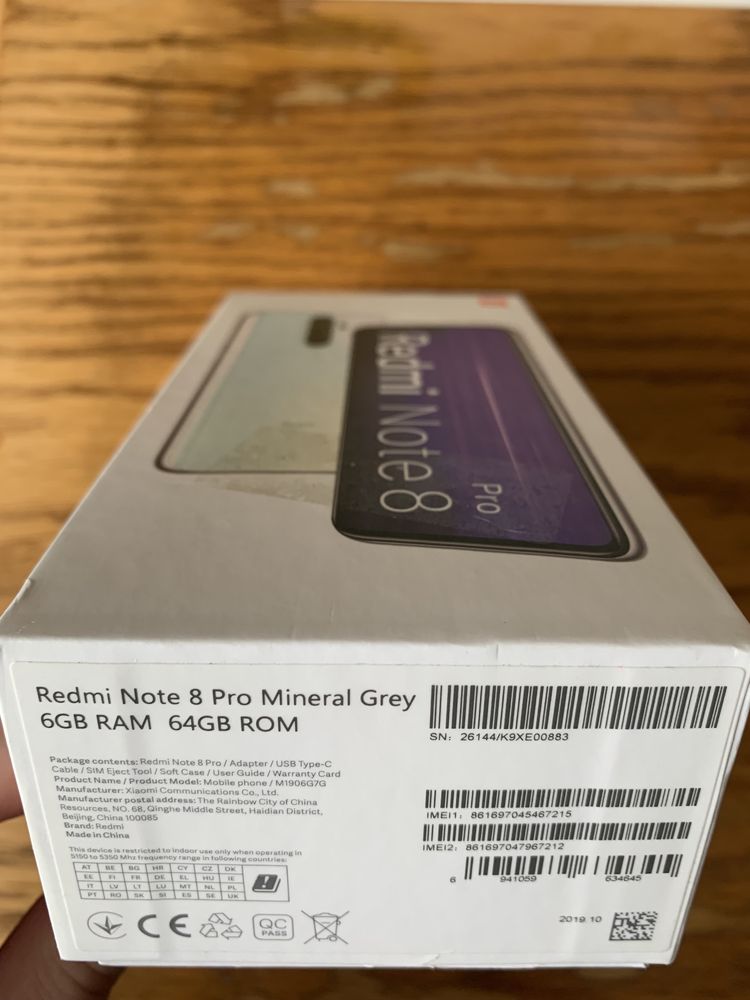 Xiaomi Redmi Note 8 Pro Mineral Grey 64Gb 6Gb RAM