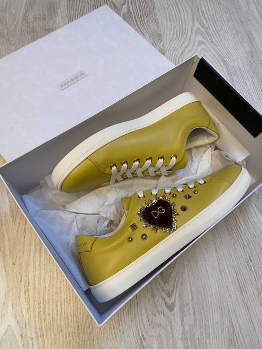 Dolce Gabbana sneakers 37-38 si 39 model nou full box, retail 595 euro