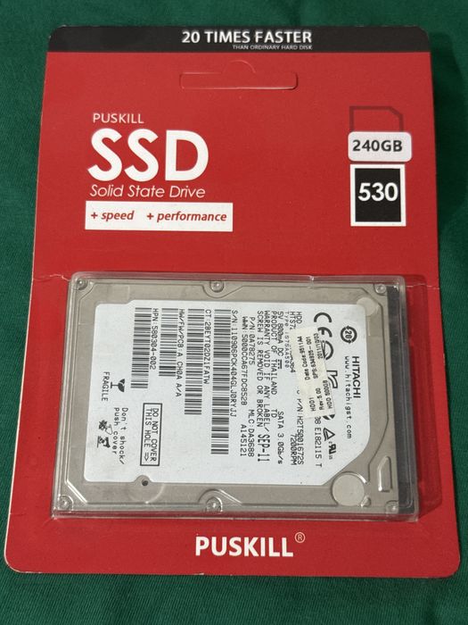 Noutbuk va Kompyuter uchun 240GB SSD