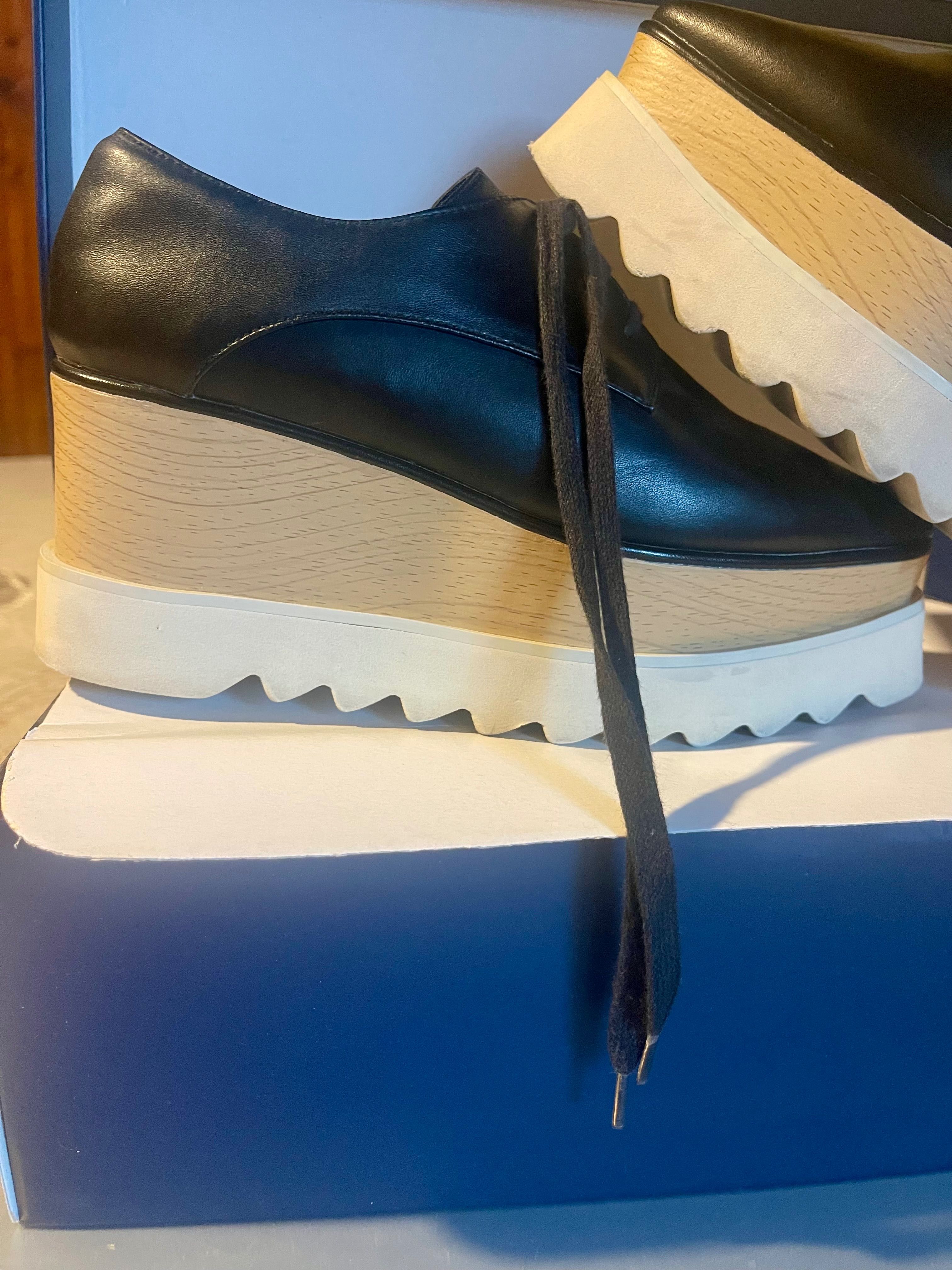 Stella Mccartney Сникърси 35 черни и беж