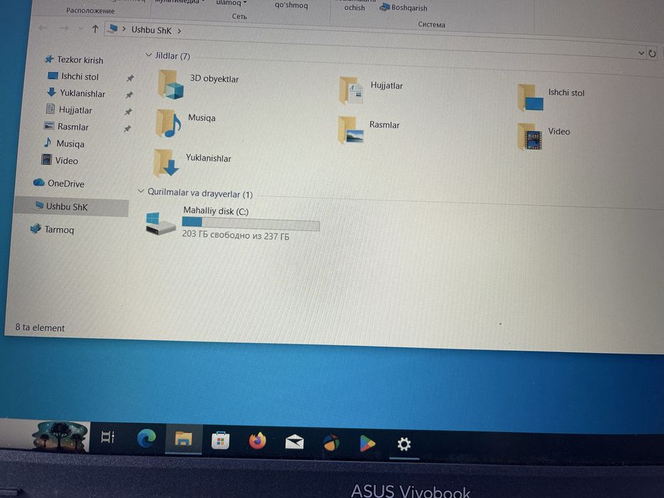 Asus vivobook sotiladi