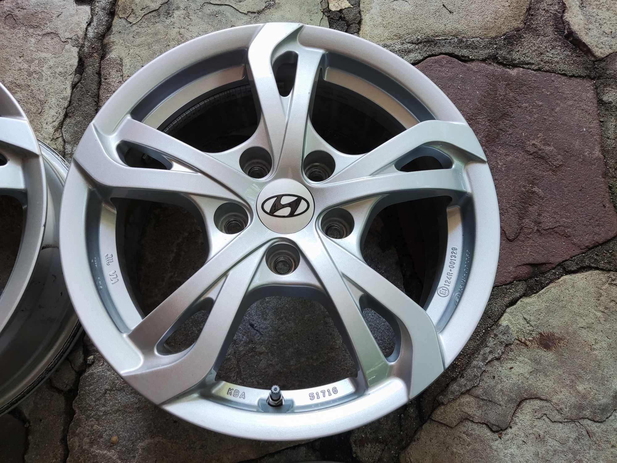 Hyundai 16 цoла 5х114,3 алуминиеви лeти джaнти за Хюндай 5x114,3