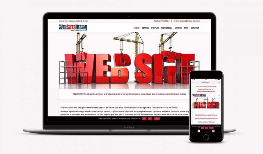 Creare siteuri de prezentare profesionale magazin Online - Siteuri WEB