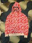 Bape hoodie pink