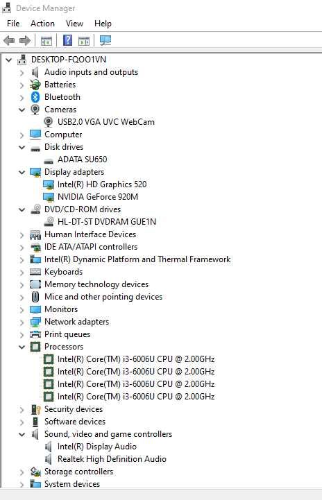 Laptop Asus A541U i3-SSD-Windows10-4GB RAM