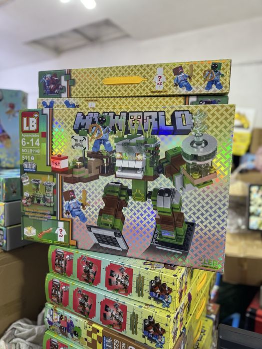 Конструктор Майнкрафт LED светлина Minecraft конструктори