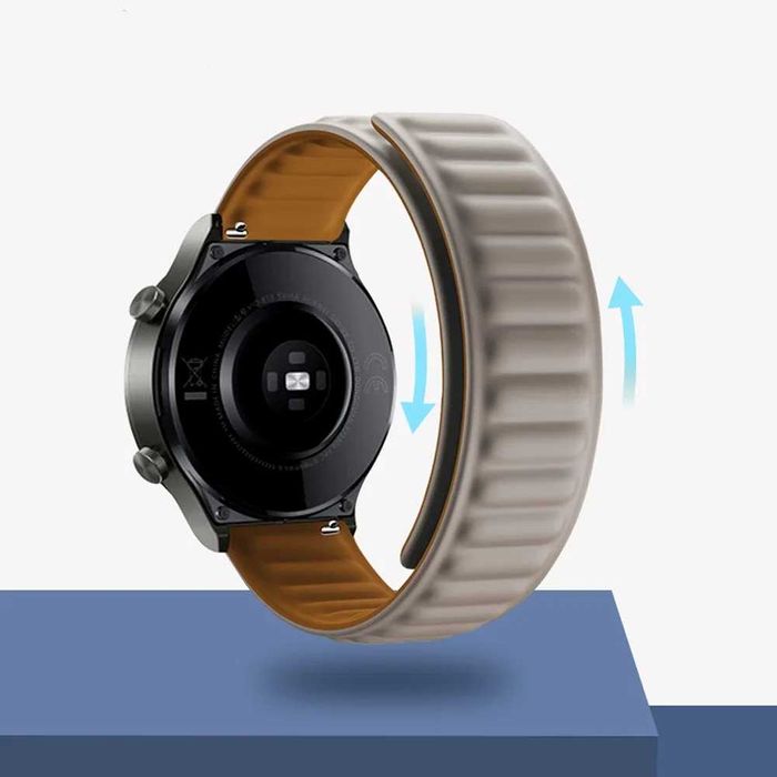Curea magnetica silicon 20mm Samsung Galaxy Huawei Amazfit Garmin