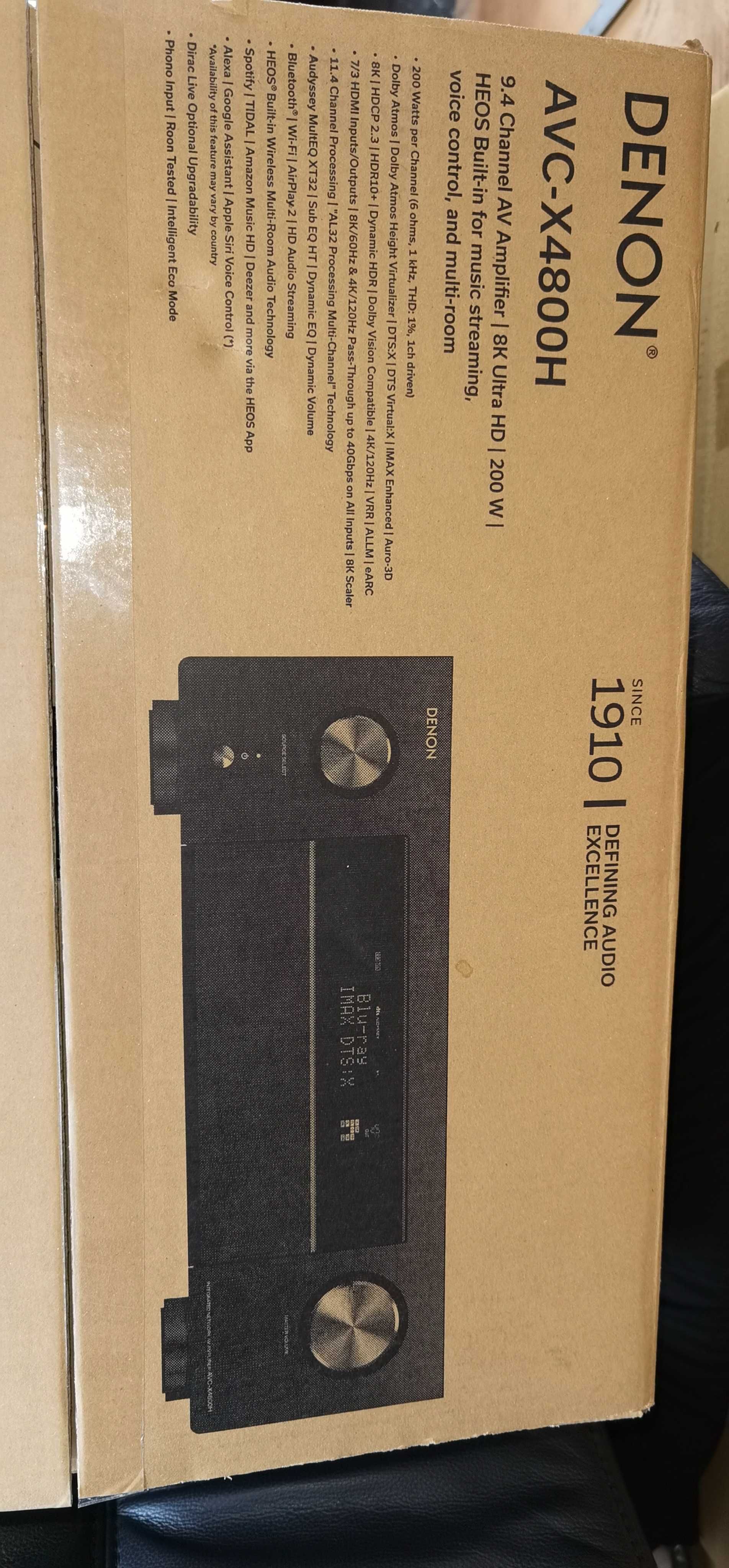 Чисто НОВ Denon AVC-X4800H Made in Japan receiver/ресивър домашно кино