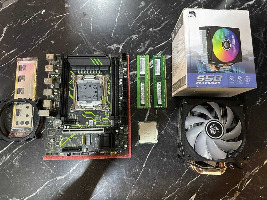 32 поточные  Комплекты X99XD4 + Xeon e5 2682v4 + 16gb DDR4+ Куллер