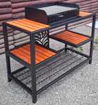 Gratar de gradina metalic BBQ GRILL