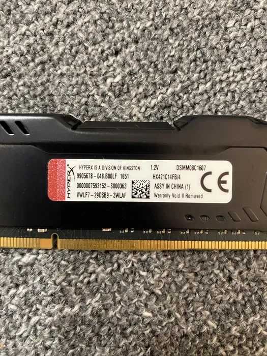 Memorie Ram HyperX FURY Black 4GB, DDR4, 2400Mhz