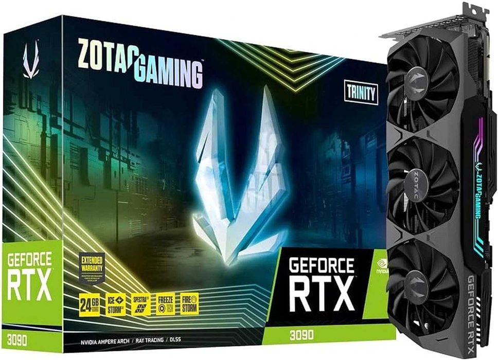 Placa video Zotac Gaming GeForce RTX 3090 Trinity, OC Edition , 24GB